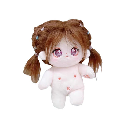 niannyyhouse 4 Inch Plush Doll Body, Humanoid Stuffed Toy with Glossy Finish, Skeleton Design, 10cm (5-with Skeleton)