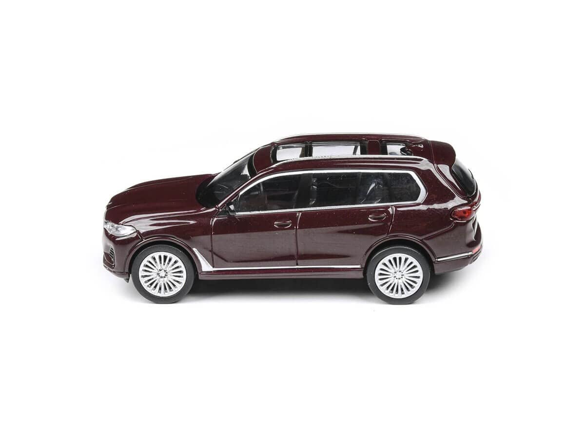 Paragon BMW X7 Ametrine Red Metallic 1/64 Diecast Model Car