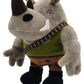 Mattel Ninja Turtles: Mutant Mayhem Plush Toy, 8 Inch Soft Doll of TMNT Movie Character (Rocksteady)