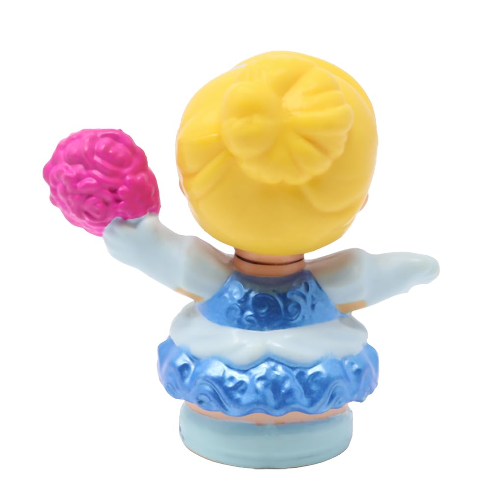 Fisher-Price Replacement Part for Collectible Little People Princess Castle Songs Palace Playset HGP76 - Replacement Cinderella Figure Holding Pink