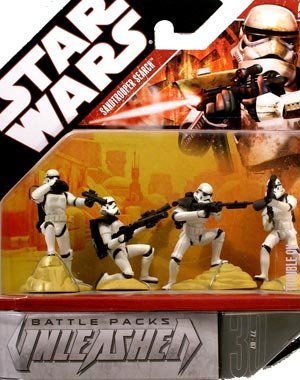 Star Wars Unleashed Battle 4 Pack Sandtroopers