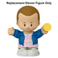 Fisher-Price Replacement Part Little People Playset Castle Byers HTP36 - Replacement Eleven Figure Wearing Pink Dress with Waffle