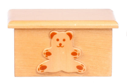 Melody Jane Dolls Houses Dollhouse Miniature 1:12 Scale Small Bear Toy Box T6465