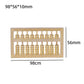 Ailuter Brass Mini Abacus, Copper Decoration, Chinese Calculator Math Tool for Kids Adults, Gold (09-1)