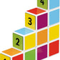 Geomag Magicube Maths Building - 10 Cubes + 45 Clips - Magnetic Building Set with Magnetic Cubes