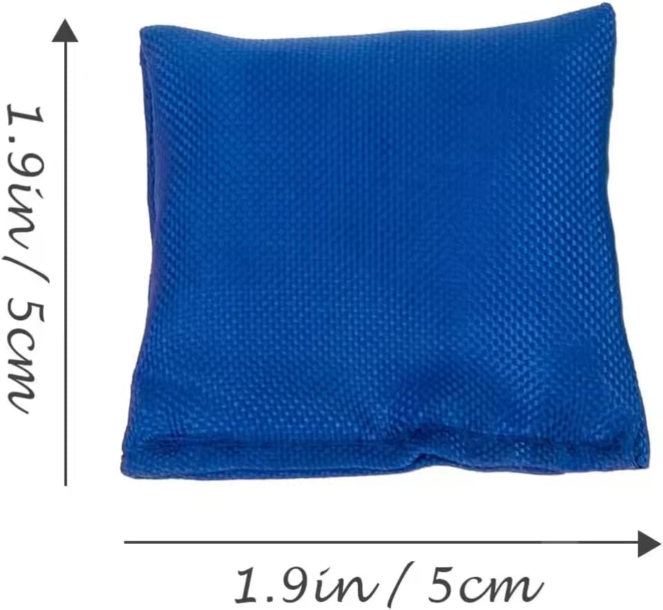 20 PCS Colorful Nylon Bean Bags for Tossing for Kids & Family Fun Outdoor Games