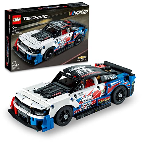 LEGO Technic NASCAR Next Gen Chevrolet Camaro ZL1 Building Set 42153 - Authentically Designed Model Car and Toy Racing Vehicle Kit, Collectible Race