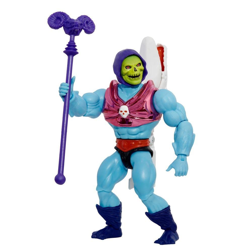 Masters of the Universe Origins Terror Claws Skeletor Action Figure with Accessories, 5.5in Collectible Toy Gift For MOTU Fans