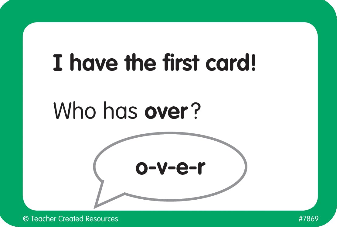 Teacher Created Resources I Have, Who Has Sight Words Game Grade 1