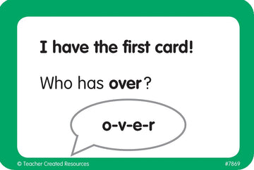 Teacher Created Resources I Have, Who Has Sight Words Game Grade 1