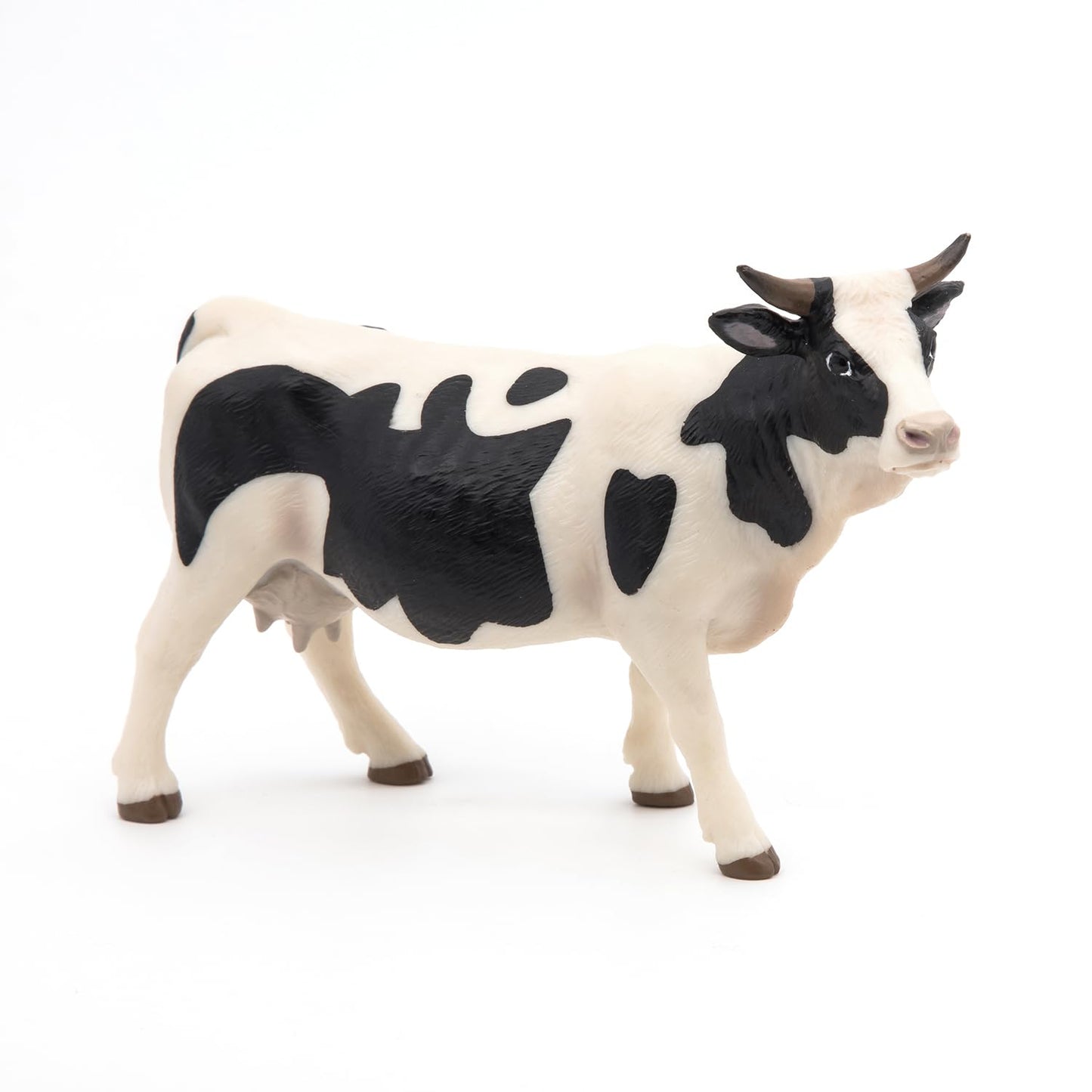 Papo - Realistic Piebald Cow Figure - Ages 3+ - Farm Life Collection - Educational Play Farm Animals - Gift Idea Toy for Girls and Boys
