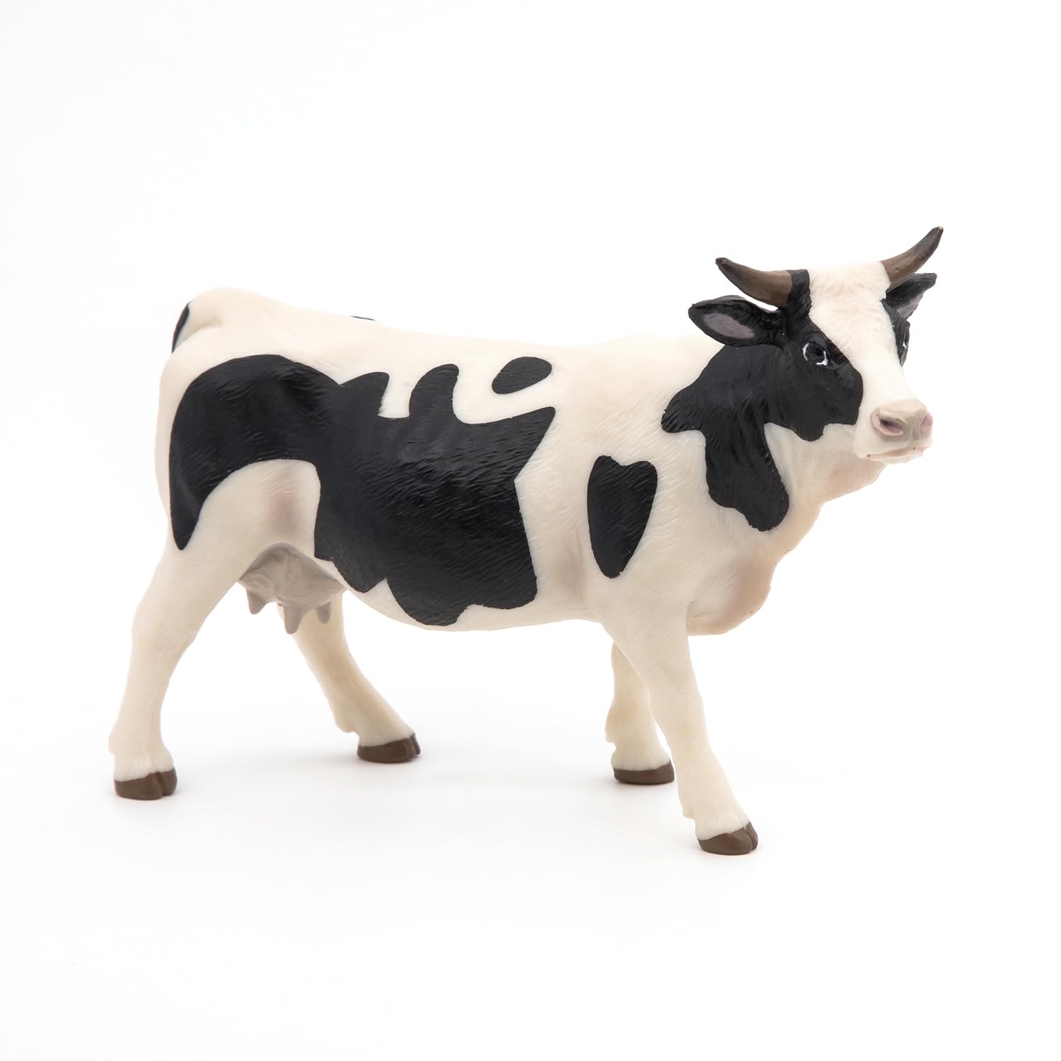 Papo - Realistic Piebald Cow Figure - Ages 3+ - Farm Life Collection - Educational Play Farm Animals - Gift Idea Toy for Girls and Boys