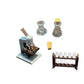 1/12 Miniature Dollhouse Accessories Kit, Laboratory Microscope