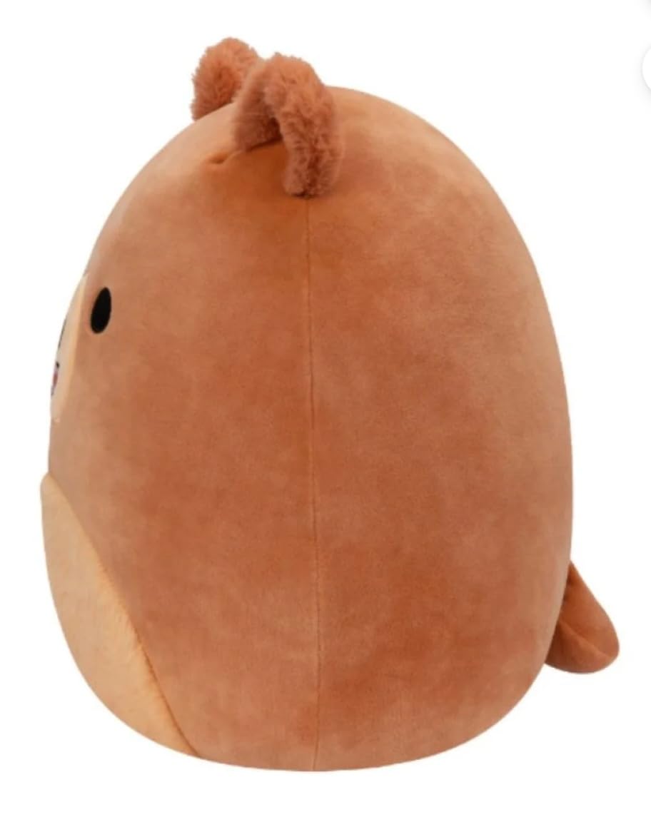 Squishmallows Stokely The Bear Plush, 16 Inch, Soft Brown Stuffed Animal, Cuddly Character Pillow