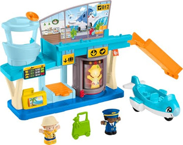 Fisher-Price Little People Everyday Adventures Airport Playset, Ages 1+