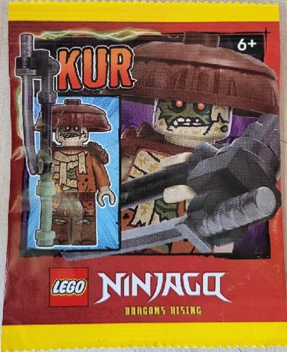 LEGO Ninjago Dragons Rising Season 3: Kur Minifigure with Sword - Follower of the Forbidden Five - Ages 6+
