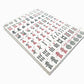 C&H Solutions Western Style,American Mahjong Tiles Only - The Classic (B Type), Set of 166 Pcs