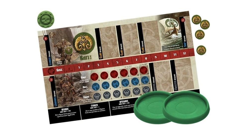 Blood Rage 5th Player Board Game EXPANSION | Strategy Game | Viking Battle Game | Tabletop Miniatures Game for Adults and Teens | Ages 14+ | 2-4