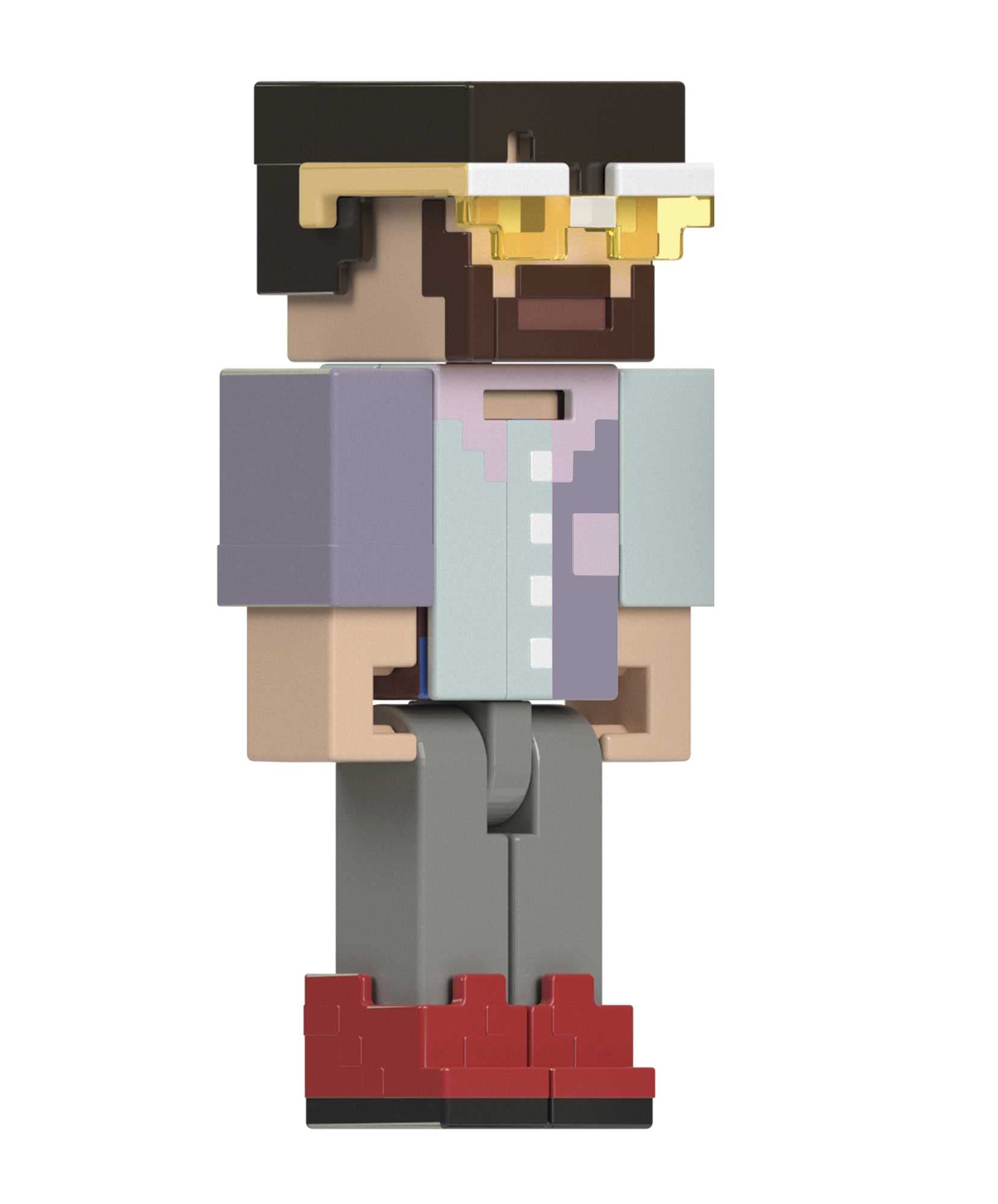 Mattel Minecraft Creator Series Action Figure & Accessories Set, Camp Enderwood Expansion Pack with Rougarou & Anger Vein in 3.25-inch Scale, Pus DLC