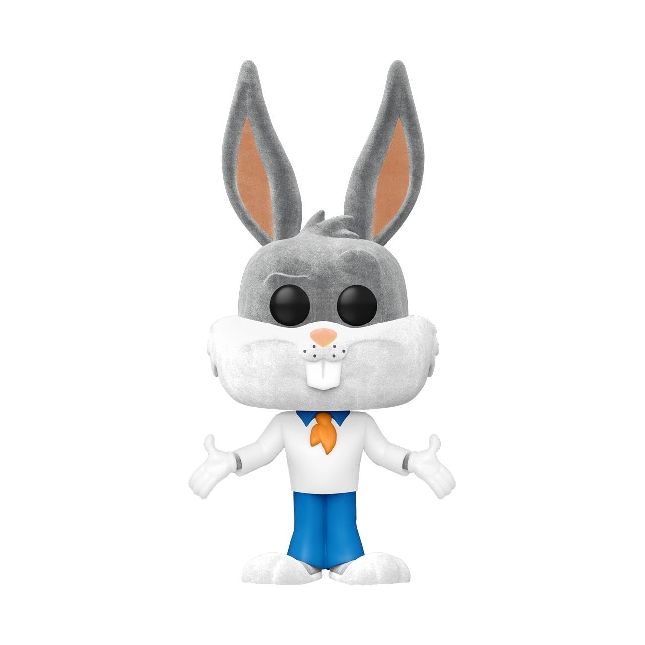 Funko Pop! & Tee: Bugs Bunny™ as Fred Jones™ (Flocked) - Extra Large - (XL) - T-Shirt - Clothes with Collectable Vinyl Minifigure - Gift Idea - Toys