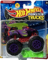 Hot Wheels Monster Trucks Dragonizer [Purple & Green] W/Crushed Car, Freestyle Wreckers 8/12, Diecast Vehicle