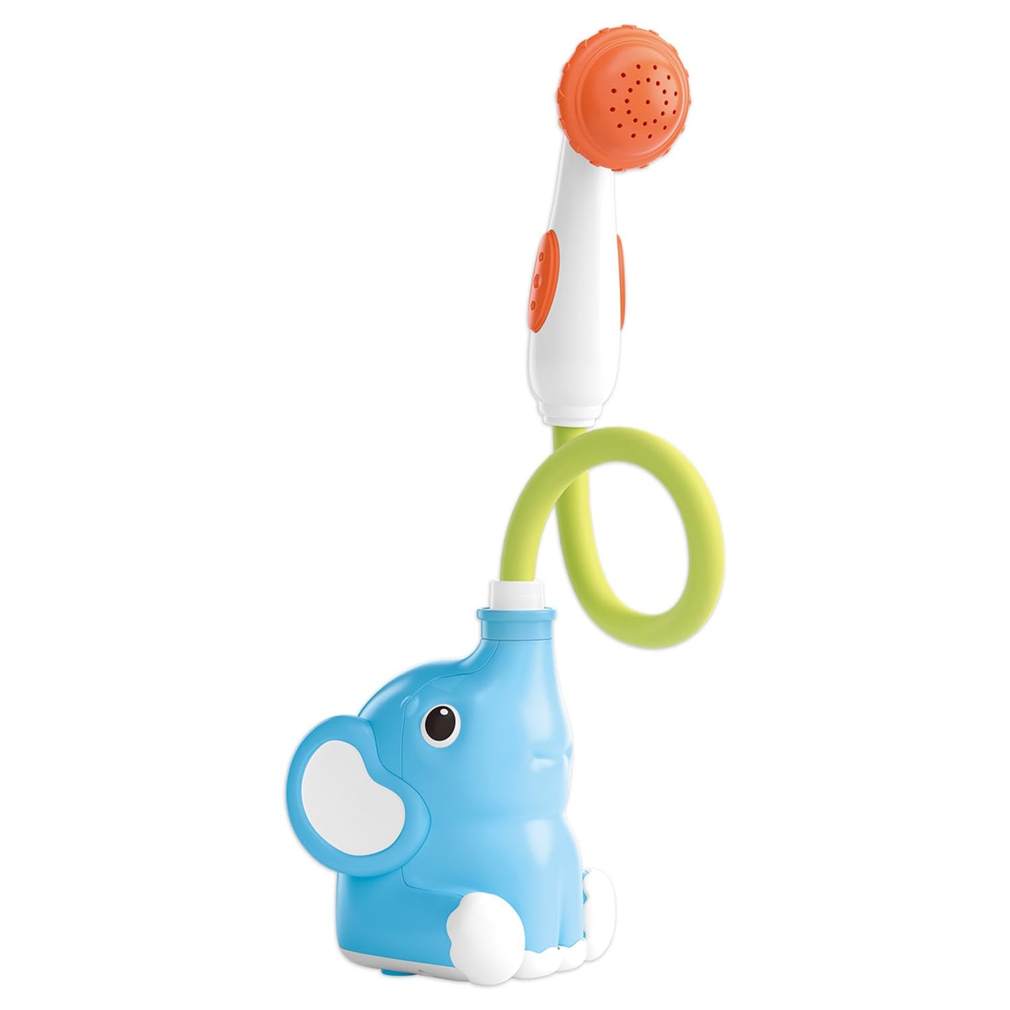 Baby Bath Toy Elephant Shower Head, Battery Operated Water Sprinkler Toy for Toddlers, Interactive Bathtub Toy for Kids Ages 3+, Blue Elephant Water