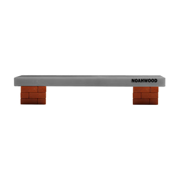 NOAHWOOD Fingerboard Obstacles (24pcs Red Brick White Stone Park Bench)