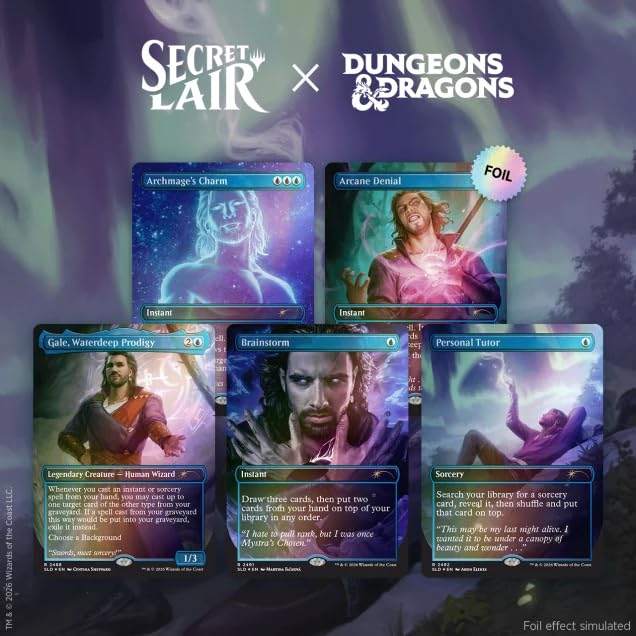 Magic: The Gathering Secret Lair x Dungeons & Dragons: Gale's Ambition Foil Edition