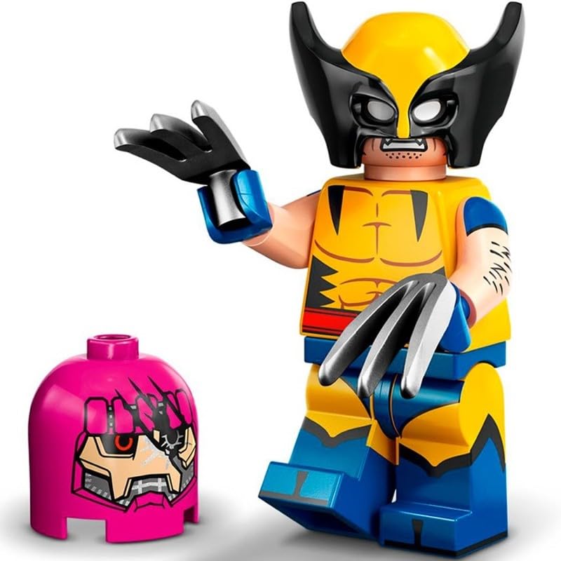 LEGO Marvel Series 2 Minifigure: Wolverine Minifigure Calendar Man Capes - Superheroes 71039