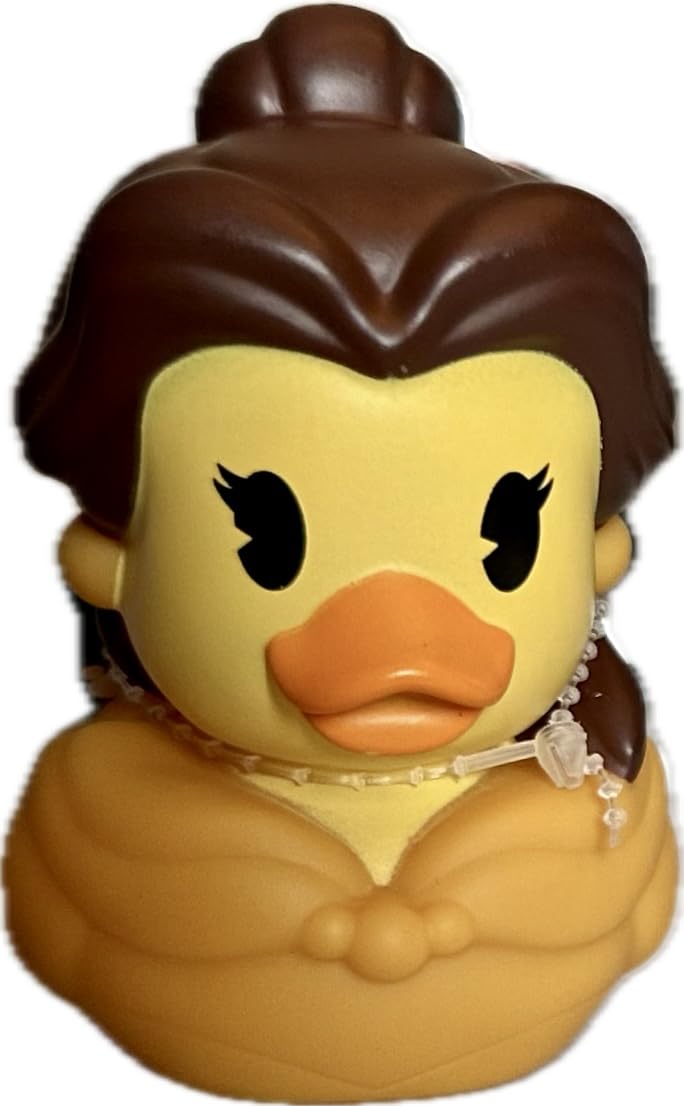 Just Play Rubber Ducks - Belle, 3" Bath Toy