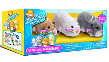 Zhu Zhu Pet 3-Pack (Hamsters Will Vary) - Collection 2