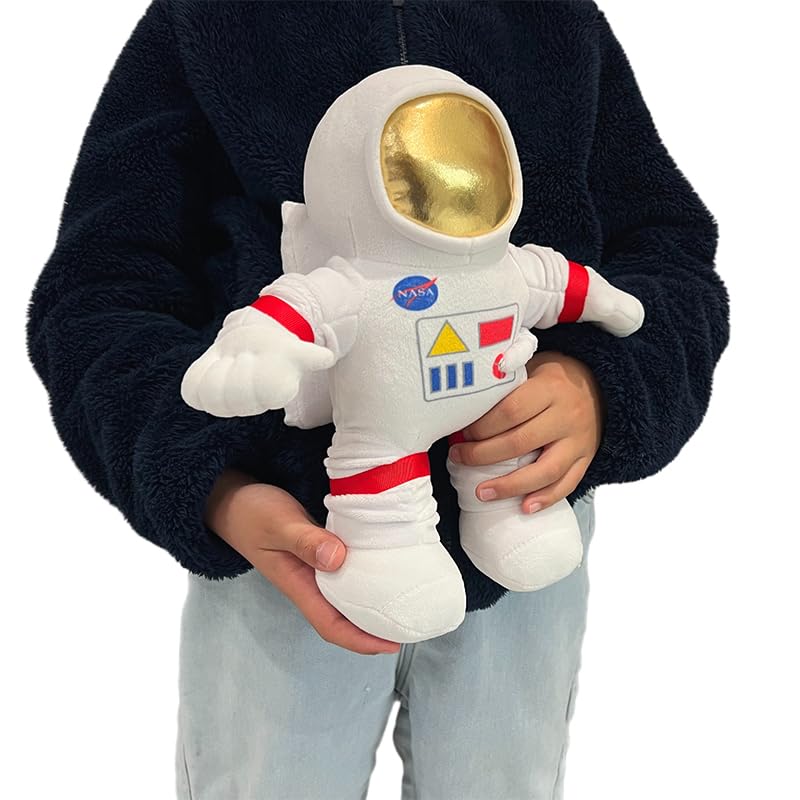 JoyAmigo Soft Astronaut Plush Outer Space Toys, Cuddly NASA Astronaut Stuffed Animal for Space-Themed Nursery/Room Decor, Gifts for Kids Toddlers 12”