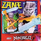 LEGO Ninjago Crystalized: Golden Zane Minfigure with Ice Weapon