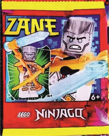 LEGO Ninjago Crystalized: Golden Zane Minfigure with Ice Weapon