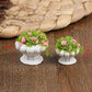 4 Pcs Dollhouse Plant Bonsai Doll House Mini Potted Plant Artificial Tiny Mini Flowerpot Miniature Hanging Potted Plant Miniature Dollhouse Kit