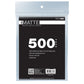 Ultra PRO - 500ct Clear PRO-Matte Standard Card Sleeve Deck Protector, Protect & Store Collectible Cards, Sports Cards, MTG, D&D Cards, Sized to Fit
