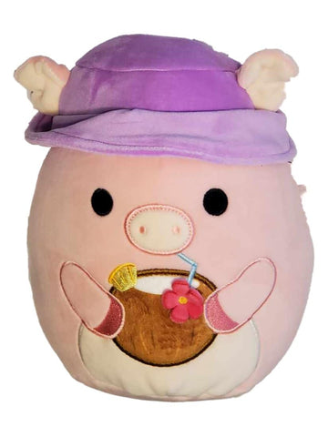 Squishmallows 8" Peter The Pig with Hat