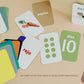 Learn & Drop Spanish Flashcards | Spanish Flash Cards for Kids and Toddlers | Learn Colors, Shapes, Numbers, Fruits and Veggies, and Animals