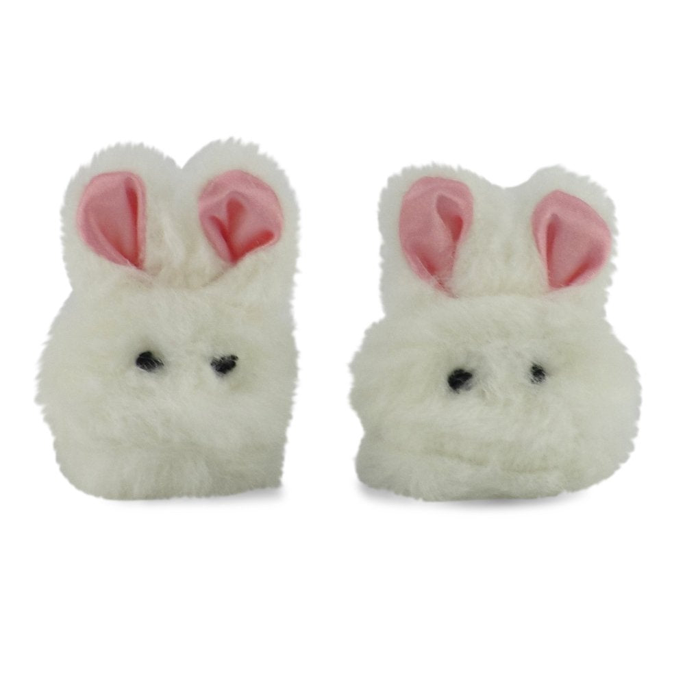 Emily Rose 18 Inch Doll Clothes Fluffy Bunny Slippers Accessory | Compatible with 18" American Girl and Similar Dolls | USA Business | Double