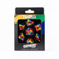 FanRoll 16mm Pride Sharp Edge Silicone Rubber Poly Dice Set: Rainbow Flag