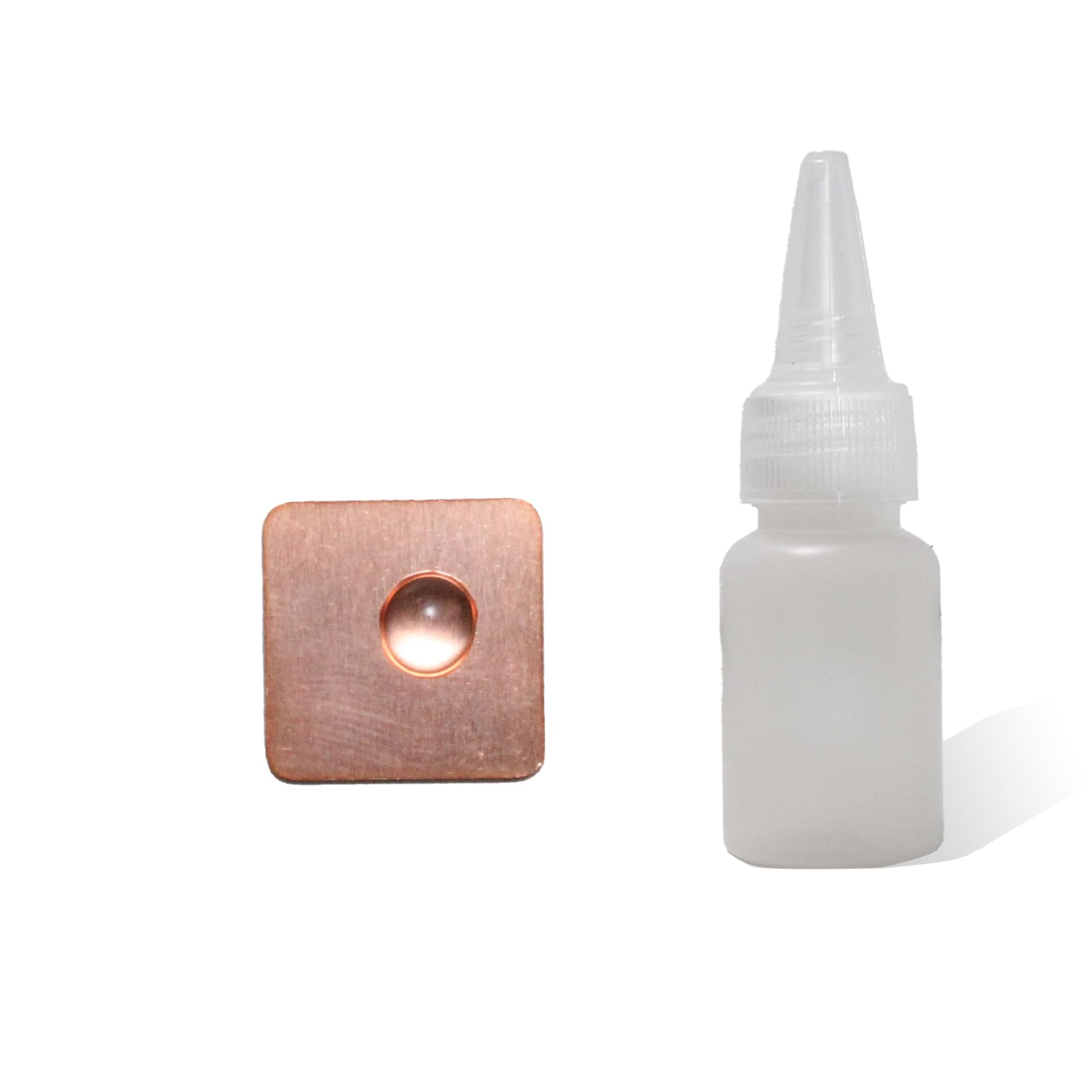 GeLaozee Mineral ID Kit - 13 Pieces - Includes Dropper Bottle, Streak Plate, Glass Plate, Magnet, Nail, Copper Sheet, Retractable Hand Lens, Rock
