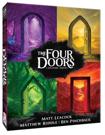 Happy Camper - The Four Doors | Cooperative Game by Pandemic and Forbidden Island Creator | Perfect for Solo Play, Two Players, and Small Groups |