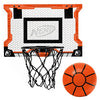 NERF Pro Hoop Kids Basketball Hoop Set - Mini Set with Mini NERF Basketball - Steel Rim Great for Dunking - Over The Door