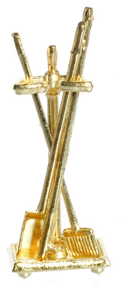 Dollhouse Miniature Fireplace Accessories, Set of 4 #IM66236