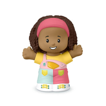 Fisher-Price Little People Toy Figure Girl in Jumpsuit for Babies 1 Year and Up