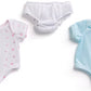 JC Toys, for Keeps! La Newborn by Berenguer Outfit Gift Set for 15-17" Dolls - 6 Pcs for Children 2+, Pink, Blue