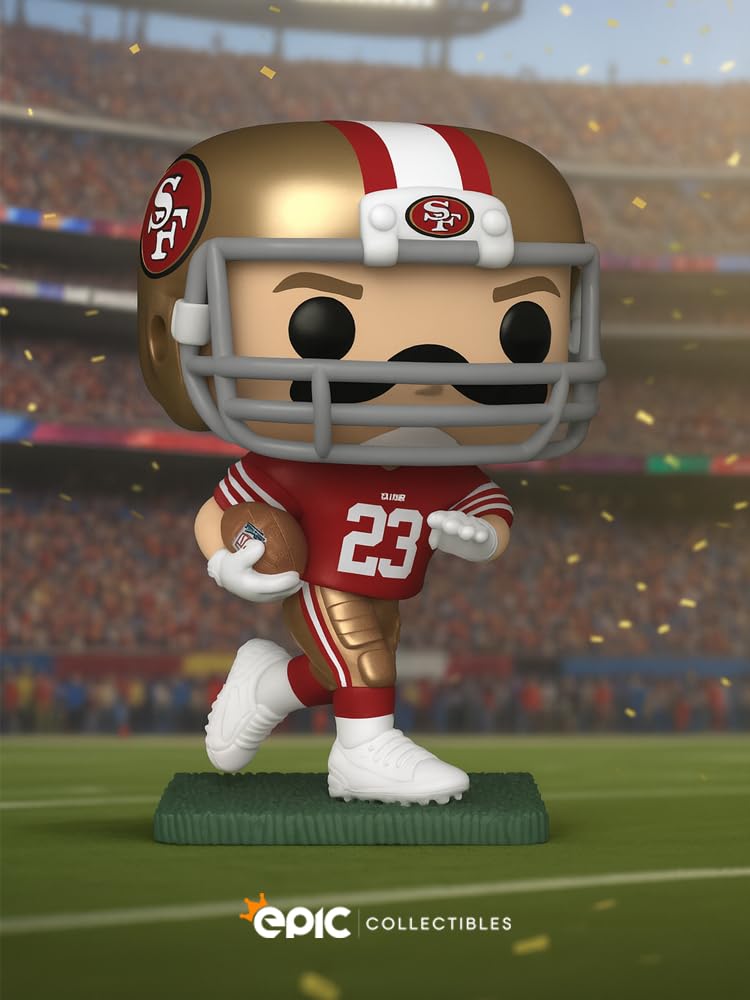 Funko Pop! Football: 49ers - Christian McCaffrey CMC Vinyl Figure