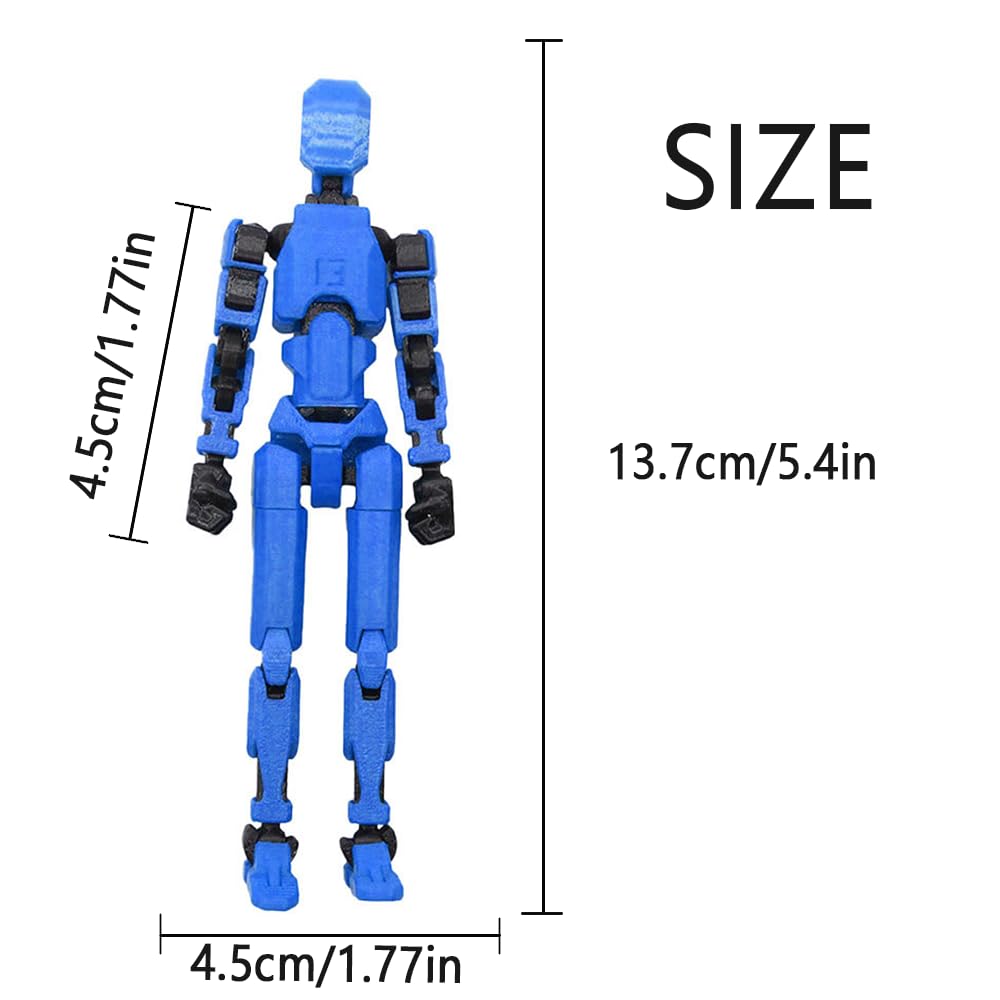 Yewmow Assembly Completed 2026 Upgrade Titan 13 Action Figure,Robot 13 Action Figures,3D Printed Multi Jointed Movable,Nova 13 Action Figure Set,Desk