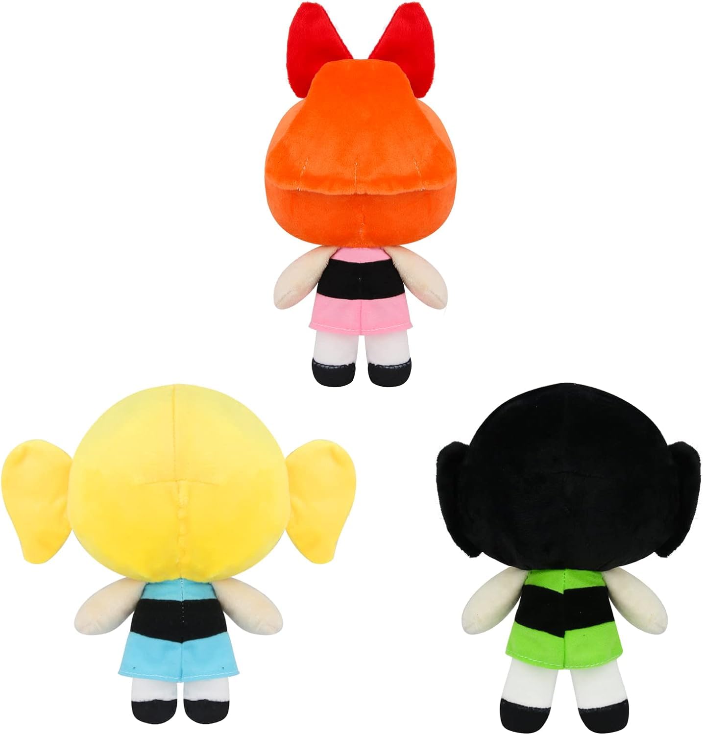 MJJAOQYF 3pcs 22cm/8in Power Plush Girl Toy Cute Stuffed Plush Doll for Kids Fans Christmas Birthday Gifts