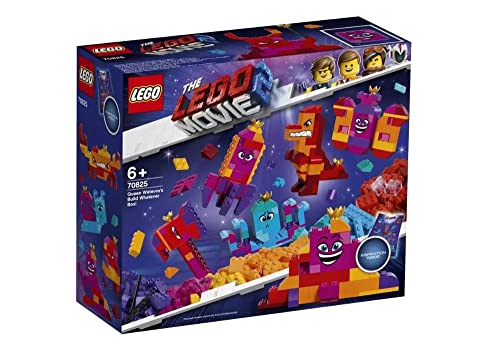 LEGO THE LEGO MOVIE 2 Queen Watevra’s Build Whatever Box! 70825 Pretend Play Toy and Creative Building Kit for Girls and Boys, 2019 (455 Pieces)